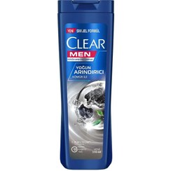 تصویر شامپو کلیر مردانه زغالی مدل YOGUN ARINDIRICI حجم Clear Men YOGUN ARINDIRICI Shampoo 500ml