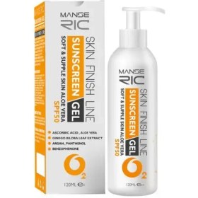 تصویر ژل ضد آفتاب مانسریک با SPF 50 حجم 120 میلی لیتر 