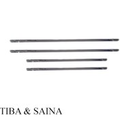 تصویر زه استیل زیر آبگیر شیشه سایپا مناسب تیبا و ساینا بسته ۴ عددی 