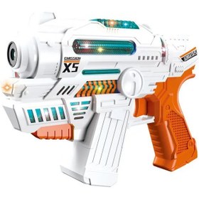 تصویر تفنگ حبابساز موزیکال باطری خور خرید وقیمت تفنگ حباب ساز موزیکال مدل X5