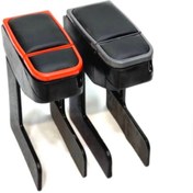 تصویر کنسول وسط ال ۹۰ (L90) – افزایش راحتی و نظم داخل کابین - طوسی L90 Center Console Armrest – Comfort & Interior Organization