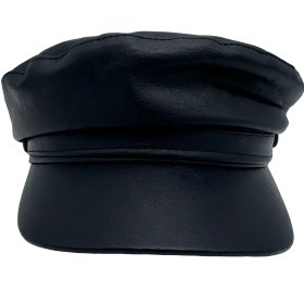 تصویر کلاه چرمی مدل LEATHER CAP برند ZARA 