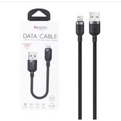 تصویر کابل شارژ فست پاوربانک آیفون Yesido مدل CA131L 12W - مشکی 