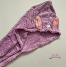 تصویر کلاه حمام - گلبهی Bath cap