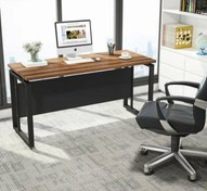 تصویر میز کامپیوتر چوب فلز مدل داتام Datam model wood & metal computer desk