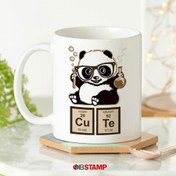 تصویر ماگ شیمی طرح پاندای شیمیست کد 21 