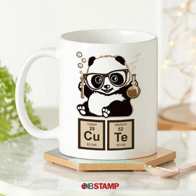 تصویر ماگ شیمی طرح پاندای شیمیست کد 21 