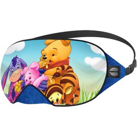 تصویر چشم بند بچگانه کاوا ماسک مدل وینی پو کد7 Kava Mask Winnie-the-Pooh7 Kids Eye Mask