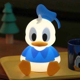 تصویر چراغ خواب سیلیکونی فانتزی مدل دونالد اردک Donald duck silicone lamp