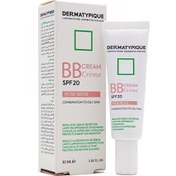 تصویر بی بی کرم رز بژ مناسب پوست چرب و مختلط درماتيپيک SPF20 ظرفیت ۳۰میل ا Dermatypique B B Cream SPF20 Dermatypique B B Cream SPF20