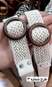 تصویر کمربند مردانه کنفی کشی 3.5 سانت KT637IN 