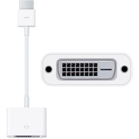 تصویر مبدل HDMI به DVI اپل | Apple HDMI to DVI Adapter 