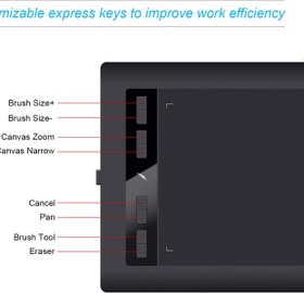 تصویر تبلت طراحی Pepisky Graphics Drawing مدل AP1060 Professional - ارسال 15 الی 20 روز کاری 