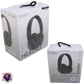 تصویر هدست وایرلس KT-M21 HEADSET WIRELESS