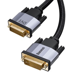 تصویر کابل 2 متری DVI بیسوس CAKSX-R0G ا Baseus CAKSX-R0G 2m DVI Cable Baseus CAKSX-R0G 2m DVI Cable