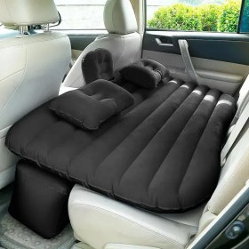 تصویر تشک بادی داخل ماشین ضخیم دنا Air mattress car dena