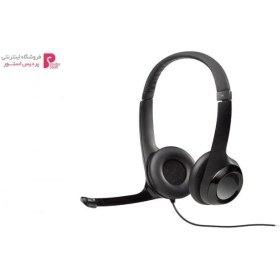 تصویر هدست با سیم لاجیتک مدل H390 Logitech H390 Wired Headset