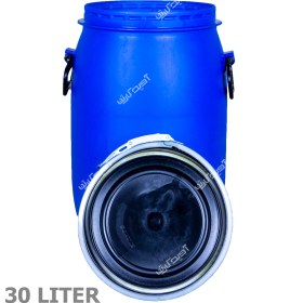 تصویر بشکه پلی اتیلن ۳۰ لیتری آلمانی دسته دار 