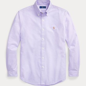 تصویر پیراهن آکسفورد رالف لورن Ralph Lauren SOLID OXFORD SPORT SHIRT PURPLE 