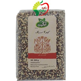 تصویر کینوا سه رنگ ارگانیک 900 گرمی آبگینه 