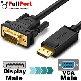 تصویر کابل تبدیل VGA to Display مدل UGREEN DP105-10247 UGREEN HD108-11167 Cable HDMI Mini to HDMI 1.5m