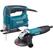 تصویر کیت دو دستگاه ماکیتا اره عمودبر و مینی فرز مدل DK0122 