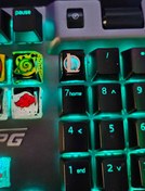 تصویر دکمه کیبورد مکانیکال لوگو ۳ بعدی لیگ آف لجند 