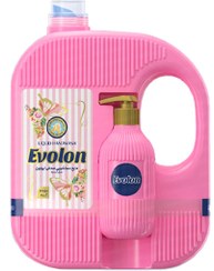 تصویر مایع دستشویی صدفی صورتی ( سری آبستره ) ایولون 3650 گرم 