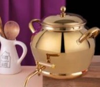 تصویر کتری شیر دار برتونی طلایی مدل 106BR 