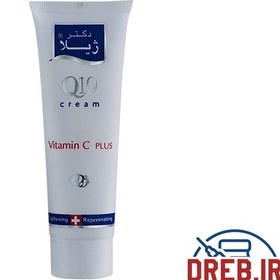 تصویر کرم کیوتن دکتر ژیلا ۵۰ گرم Doctor Jila Q۱۰ Cream Vitamin C Plus For All Skin Types ۵۰ g 