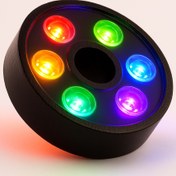 تصویر چراغ ال ای دی استخری دورنازلی نورپردازی استخر 