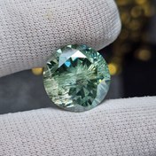 تصویر نگین درشت سنگ مویزانایت رنگ خاص کد 35357 