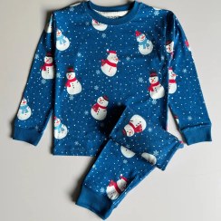 تصویر ست راحتي آدم برفی سورمه ای 