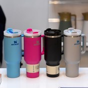 تصویر تراول ماگ استنلی نی دار - صورتی 