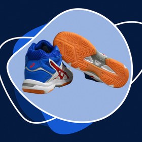 تصویر کفش والیبال و بسکتبال Asics volleyball and basketball shoes model 2024