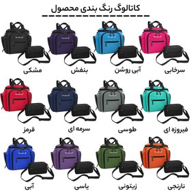 تصویر ساک لوازم کودک و نوزاد فوروارد مدل diaper bag-3336 مجموعه 2عددی فیروزه ای ساک لوزام کودک و نوزاد فوروارد مدل diaper bag-3336