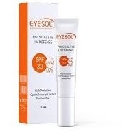 تصویر ضد آفتاب دور چشم بی‌رنگ آیسول Physical Eye UV Defense Cream EYESOL