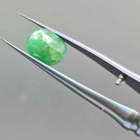 تصویر زمرد بیضی کد 37277 
