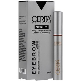 تصویر سرم ابرو سریتا احیا کننده 8 میل Cerita Eyebrow Vitalize 8ml