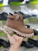 تصویر فروش بی نظیر کفش نیم بوت مردانه 4 بندی رنگ قهوه ای با کیفیت و بادوام - 4 