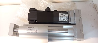 تصویر جک برقی سروو کنترل SMC LEYG25LS6C-50B SMC LEYG25LS6C-50B coupled by mitsubishi servo motor HF-KP13B
