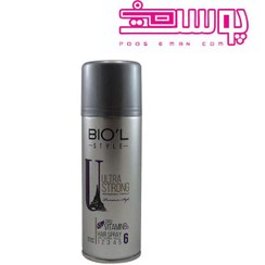 تصویر اسپری تافت حالت دهنده مو بیول مدل Ultra Strong حجم 150 میل Biol Spray Conditioner Hair Style Ultra Strong Powerful 150ml