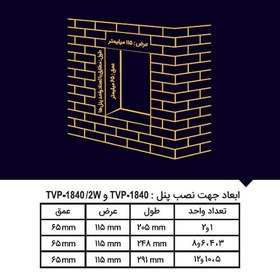 تصویر پنل آیفون تصویری تابا سپهر 1840 - ده واحدی 