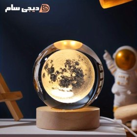 تصویر چراغ خواب گوی کریستالی 