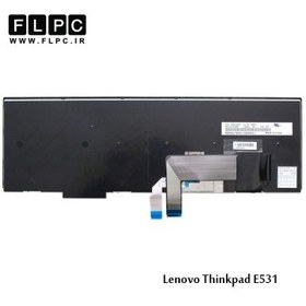 تصویر کیبورد لپ تاپ لنوو مدل ThinkPad E531 مشکی با موس 
