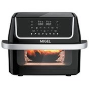 تصویر سرخ کن بدون روغن میگل مدل GAF-910 ظرفیت 10 لیتری Migel GAF-910 Air Fryer 10L