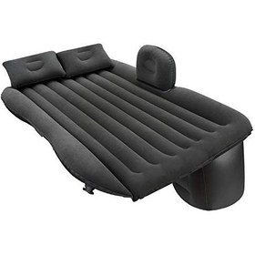 تصویر تشک بادی داخل ماشین ال 90 اورجینال با پمپ باد برقی و بالش بالاترین کیفیت TDM-3016