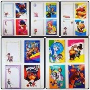 تصویر دفتر مشق حاشیه دار کرومی ۴۰ برگ 