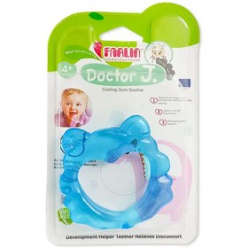 تصویر دندانگیر فارلین طبی Doctor J Cooling Gum Soother دایناسور گربه Farlin Doctor J Cooling Gum Soother Farlin cat dinosaur code : BF145