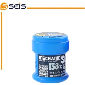 تصویر خمیر قلع 138 درجه مکانیک Mechanic LW50 50G Mechanic LW50 50g Solder Paste